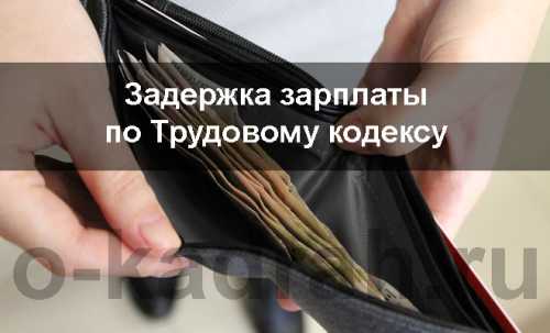 Что указано в ТК о задержке зарплаты