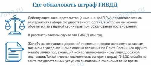 Как обжаловать штраф ГИБДД онлайн, через госуслуги