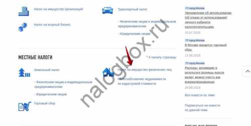 Налог на частный дом и земельный участок для физических лиц