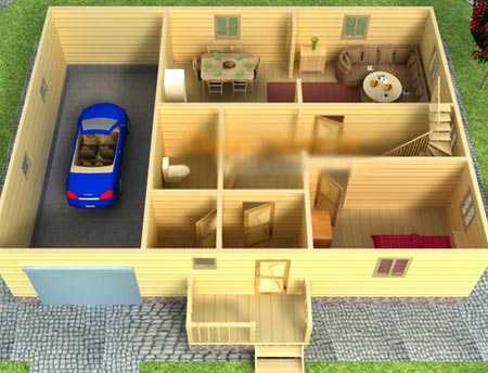 Особенности дома с гаражом и баней