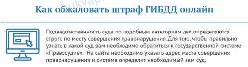 Срок обжалования штрафа