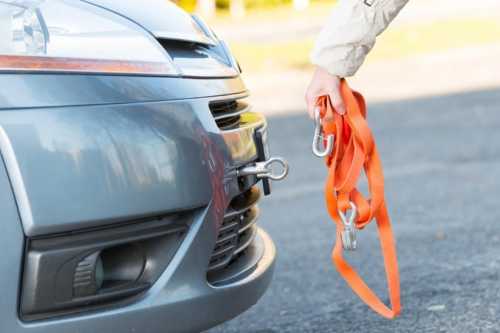 Светится при буксировке