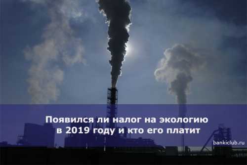 Заработал ли экологический налог в 2019 году